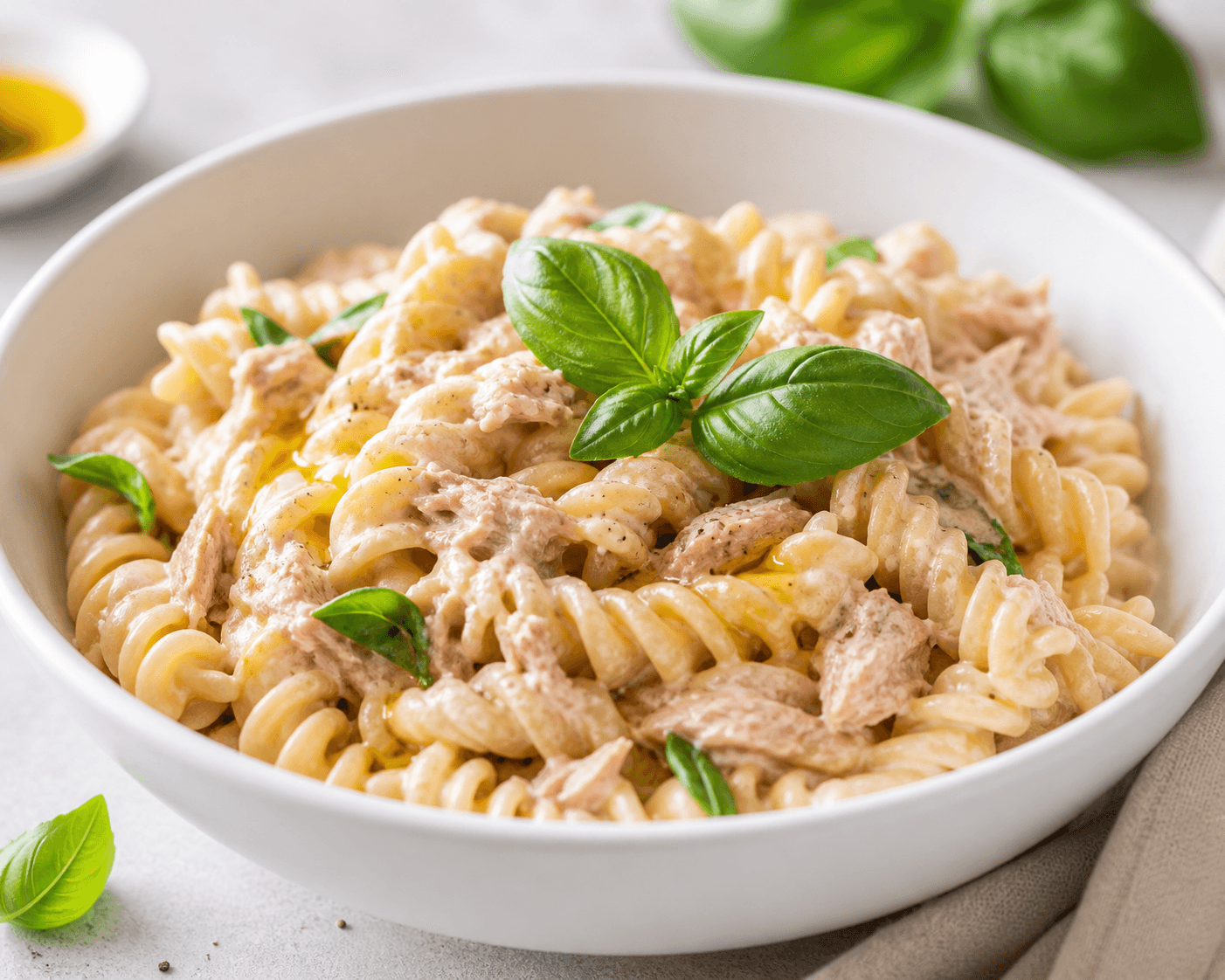 Pasta con atún en robot de cocina: lista en 20 minutos